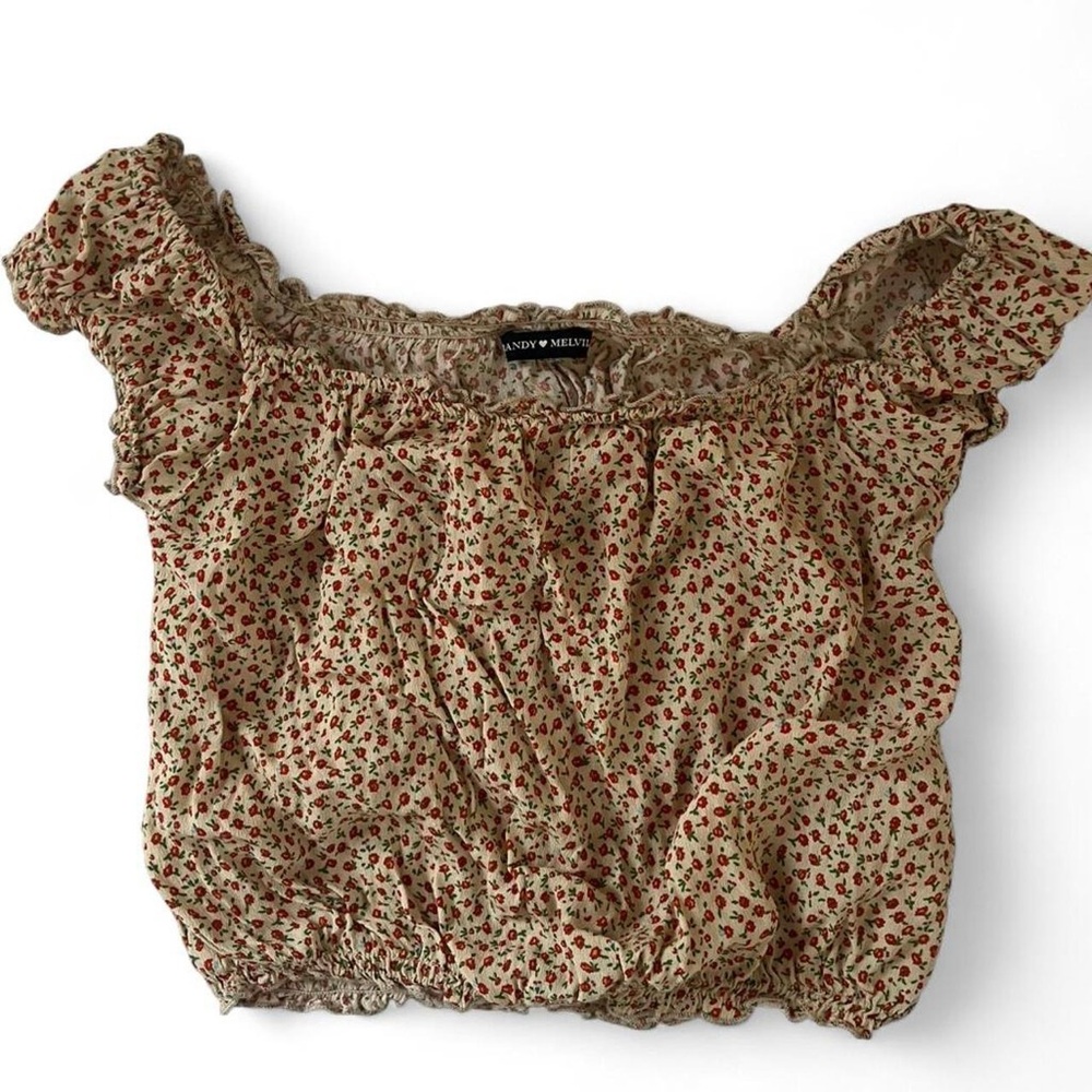 Brandy Melville Floral Blouse